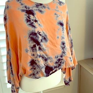 Young Fabulous & Broke tie dyed blouse